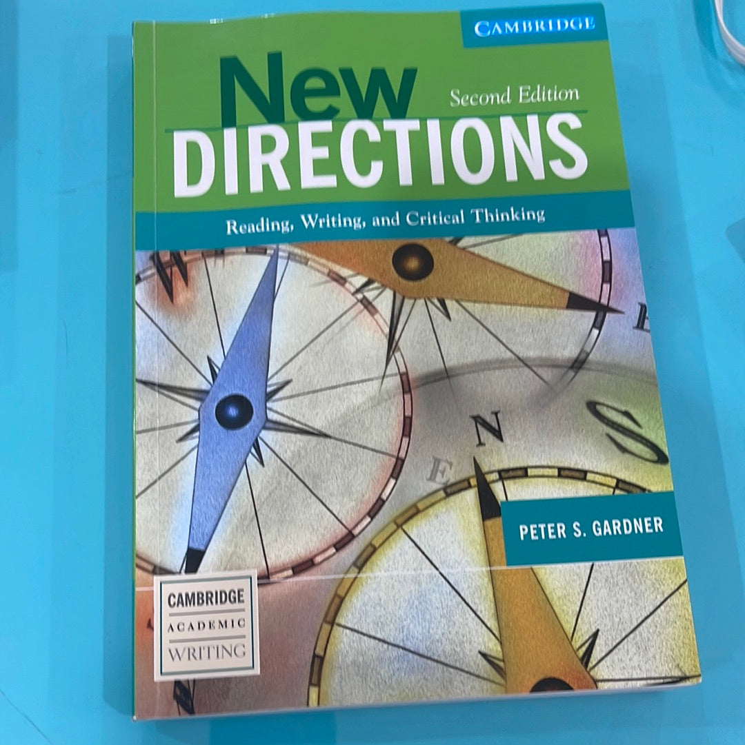 New directions reading and writing and critical thinking