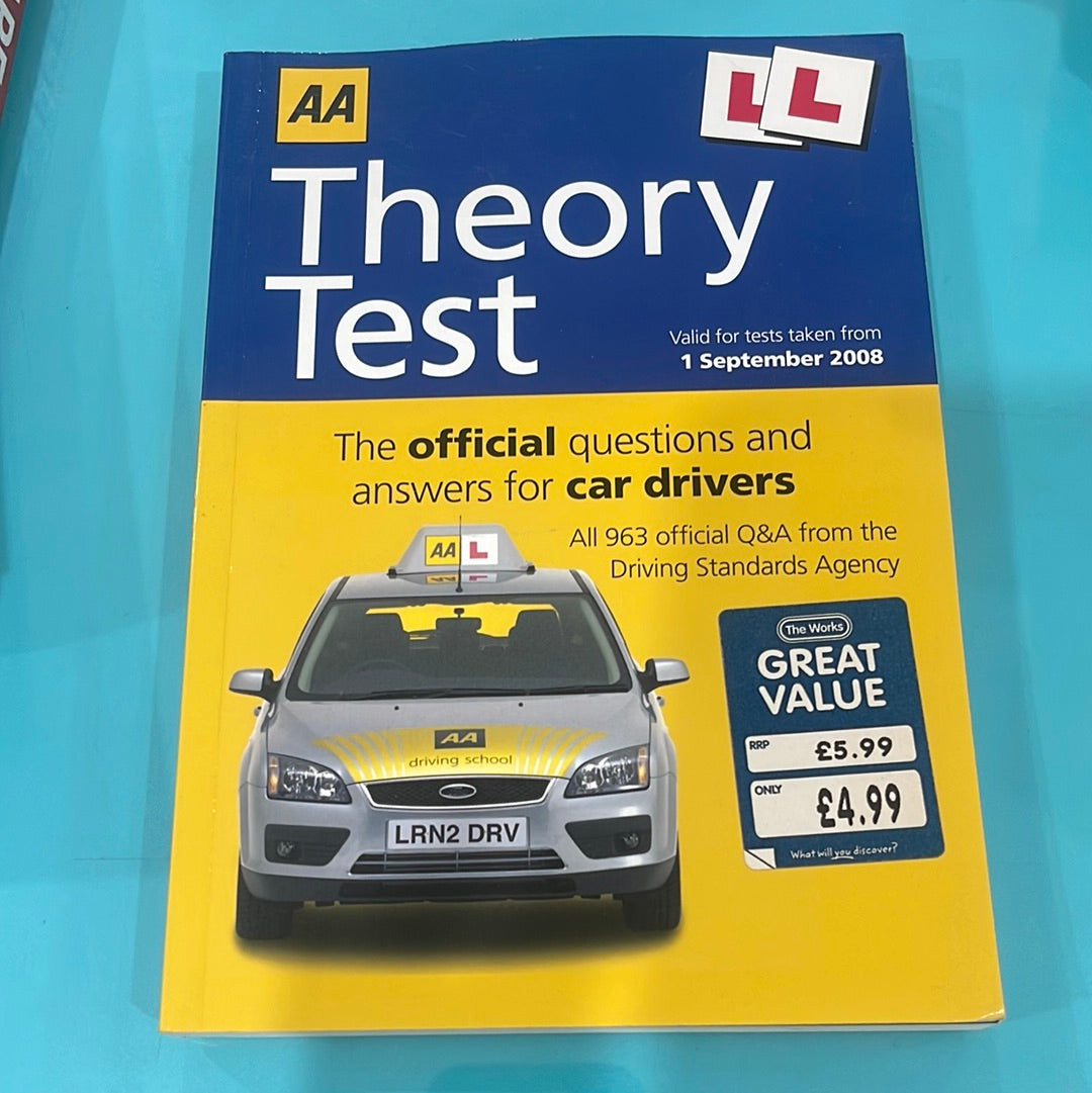 Theory test the official question and answers for car drivers