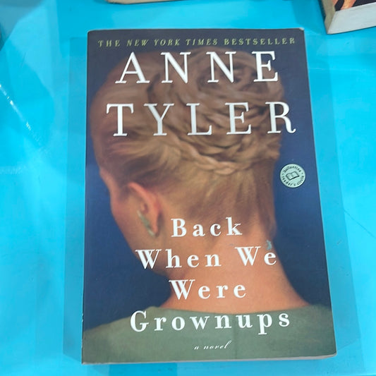 Back when we were grown ups - Anne Tyler