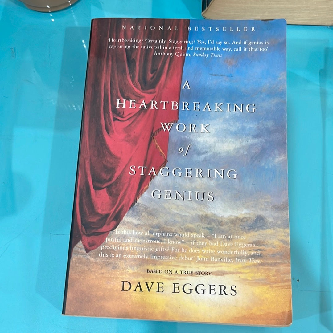 A heartbreaking work of staggering genius - Dave Eggers